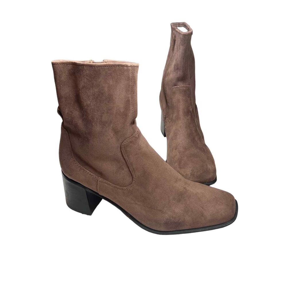 Jeffrey Campbell Brown‎ Suede Ankle Boots Size 8.5
